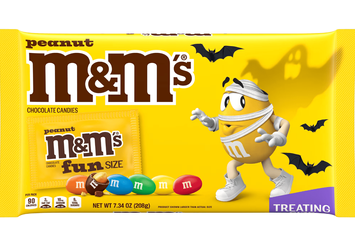 Драже M&M's Fun Size Peanut Milk Chocolate Halloween Candy 208г 11986 фото