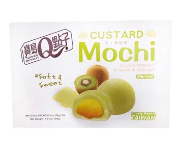 Моти Mochi Custard Kiwi 168g 2951 фото