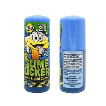 Рідка цукерка Toxic Waste Slime Licker 2.0 Sour Liquid Candy зі смаком блакитної малини 60мл 7455 фото