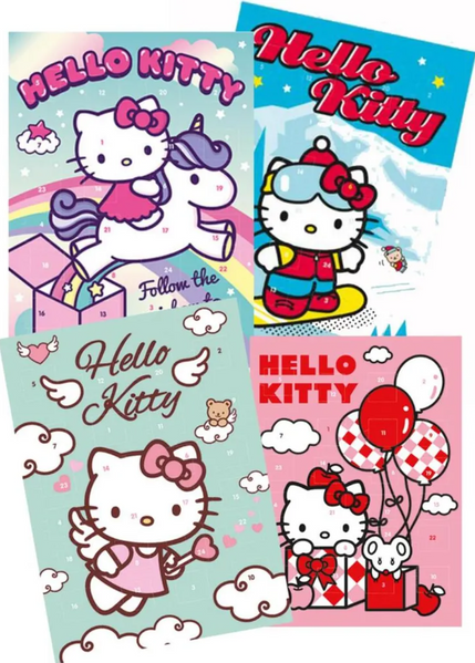 Адвент Календар із шоколадом Windel Hello Kitty Adventskalender Рожевий 75г 7606 фото