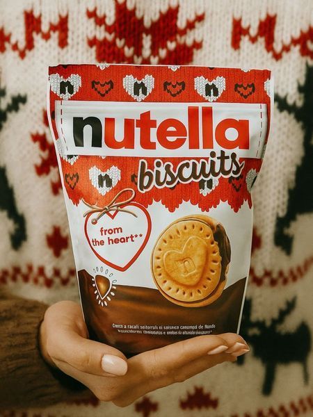 Печенье Ferrero Nutella Biscuits Christmas&nbsp;Winter Edition 304г 4292 фото