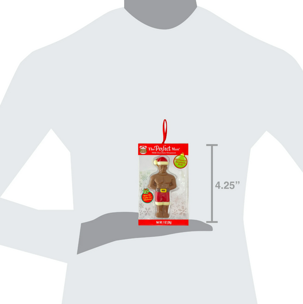 Шоколадная фигурка Санта The Perfect Man Milk Chocolate Ornament Bar 28 г 7904 фото