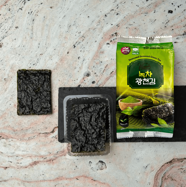 Чіпси Норі Koirak Seaweed Snack Green Tea Flavor 5г 11444 фото
