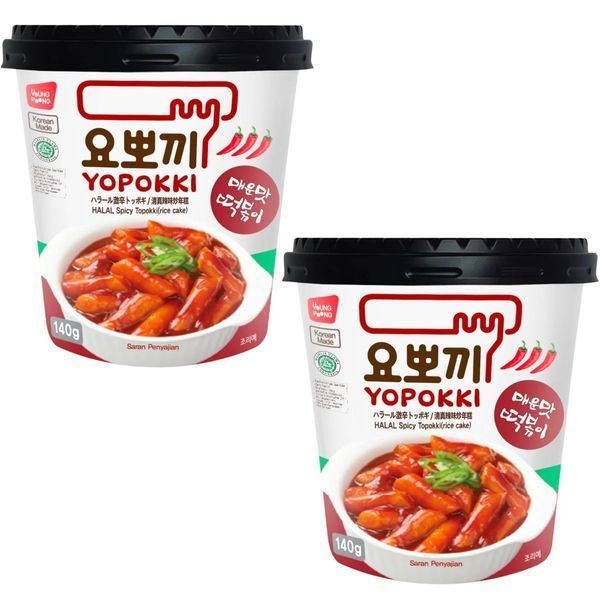 Токпоккі Young Poong Yopokki Spicy Halal 140г 6916 фото