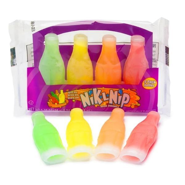 Воскові пляшечки Nik-L-Nip Mini Drinks Candy, 39г 6443 фото