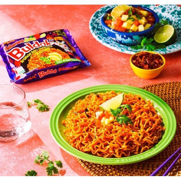 Лапша быстрого приготовления Samyang Buldak Habanero Lime Flavour Instant Noodles 135г 6740 фото