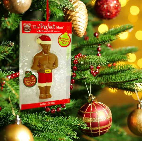 Шоколадная фигурка Санта The Perfect Man Milk Chocolate Ornament Bar 28 г 7904 фото