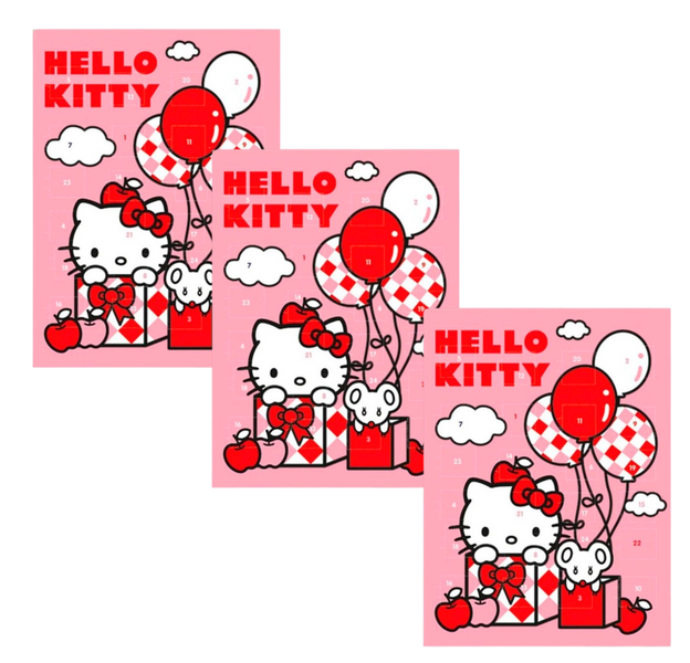 Адвент Календар із шоколадом Windel Hello Kitty Adventskalender Рожевий 75г 7606 фото