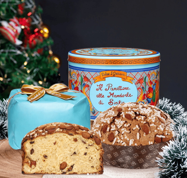 Панеттоне Fiasconaro Dolce & Gabbana Panettone with Sicilian Almonds 1кг 9978 фото