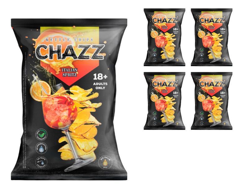 Чипсы CHAZZ со вкусом итальянского Spritz 90г 6642 фото