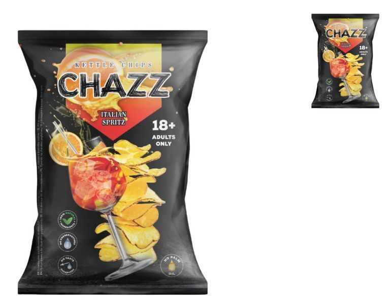 Чипсы CHAZZ со вкусом итальянского Spritz 90г 6642 фото