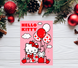 Адвент Календар із шоколадом Windel Hello Kitty Adventskalender Рожевий 75г 7606 фото 2