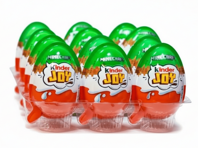 Шоколадні яйця Kinder Joy Minecraft 24шт &times; 20г 10327 фото