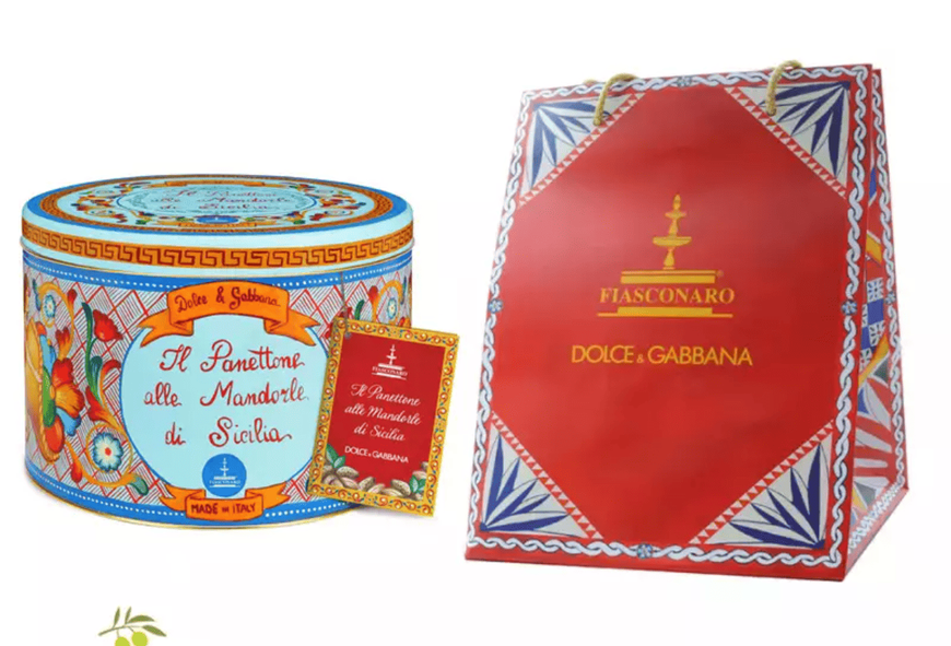 Панеттоне Fiasconaro Dolce & Gabbana Panettone with Sicilian Almonds 1кг 9978 фото