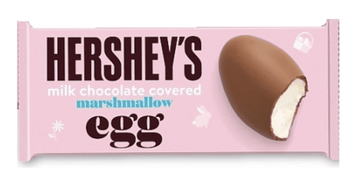 Маршмеллоу в шоколаді Hershey's Milk Chocolate Covered Marshmallow Egg 1шт, 27г 9879 фото