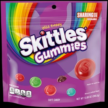 Драже Skittles Gummies Wild Berry 340g 2705 фото