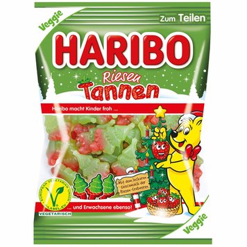 Желейні цукерки Haribo Riesen Tannen veggie 200g 4242 фото