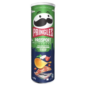 Чіпси Pringles Passport Italian Pepperoni Pizza 185g 2901 фото