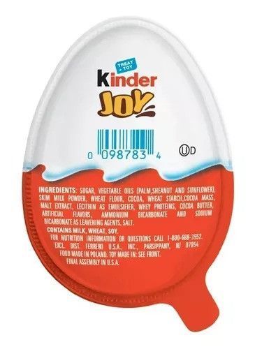 Шоколадное яйцо Kinder Joy Egg Halloween Party Fun 20g 5804 фото