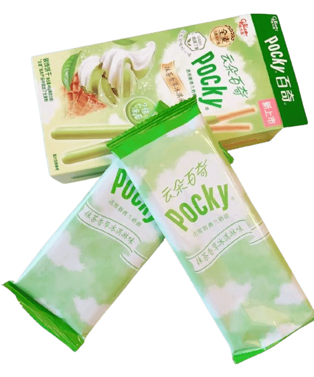 Палички Glico Relax Pocky Matcha Ice Cream 48г 9684 фото