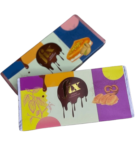 Дубайский шоколад Fix Dessert Chocolatier со вкусом соленой карамели и крендельков 200г, Дубай 7806 фото
