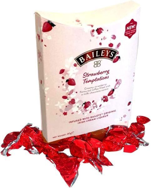 Цукерки Baileys Strawberry Temptations 80g 4567 фото