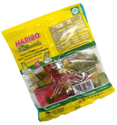 Жевательные конфеты Haribo Happy Lemonade 175г 9142 фото