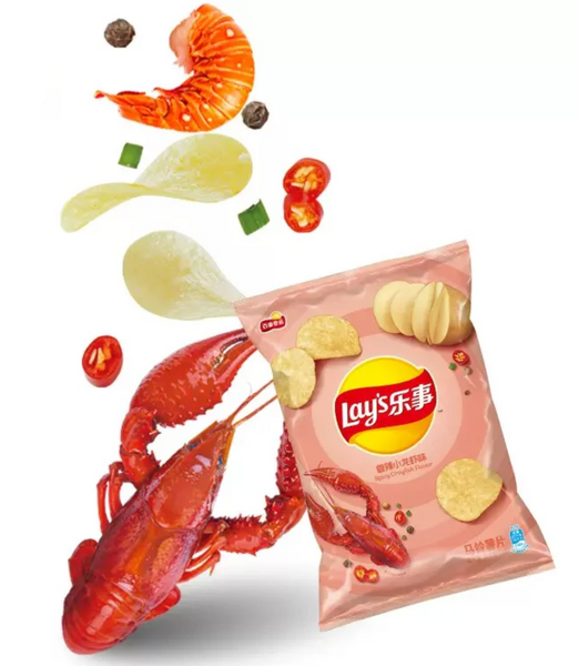 Чипсы Lay's Crisps Spicy Crayfish Flavour 70г 8527 фото
