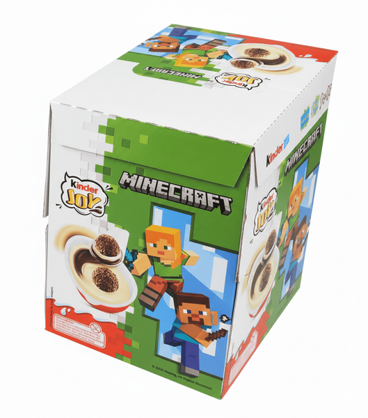 Шоколадні яйця Kinder Joy Minecraft 36шт &times; 20г 10328 фото