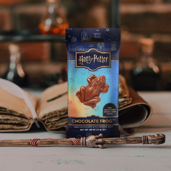 Шоколадная лягушка Harry Potter Milk Chocolate Frog with Trading Card 15г 0586 фото