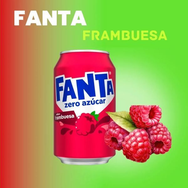 Напиток Fanta Frambuesa Zero Az&uacute;car 330мл 6741 фото