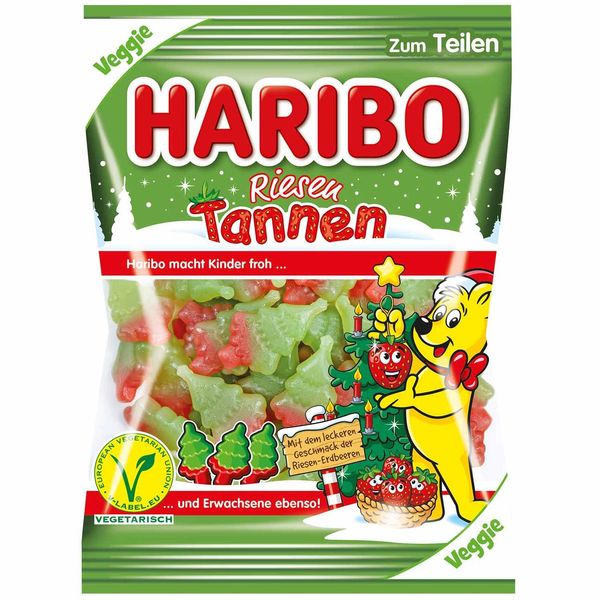 Желейные конфеты Haribo Riesen Tannen veggie 200g 4242 фото