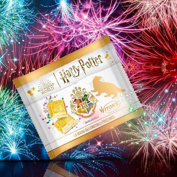 Белый шоколад Witor's Harry Potter White Chocolate Bar with Sparkling Sweets 50 г 7657 фото