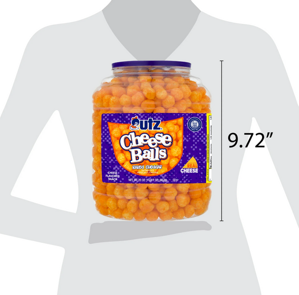 Сырные шарики Utz Cheese Balls в бочонке 652г 8477 фото
