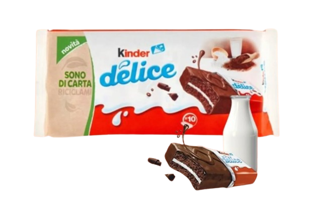 Шоколадні міні бісквіти Ferrero Kinder Delice 10x39г 7905 фото