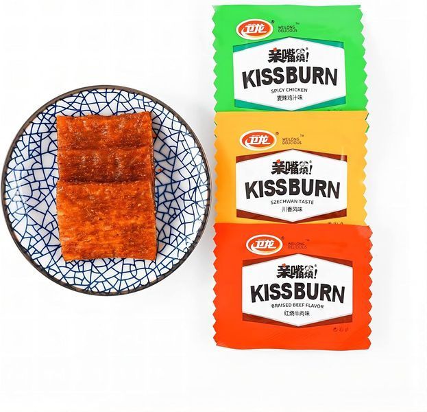 Снек латяо Weilong Latiao Kiss Burn Mixed Flavour 260г 8624 фото