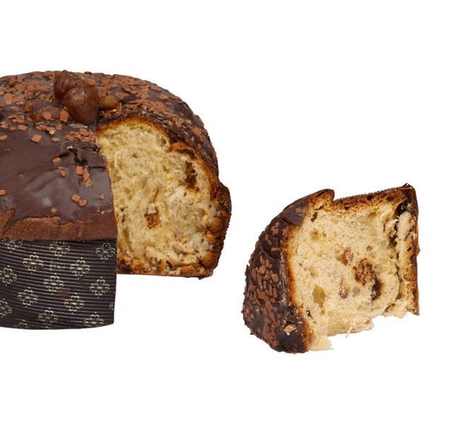 Панеттоне Fiasconaro Dolce & Gabbana Panettone with Glazed Chestnuts and Gianduja 1кг 9979 фото