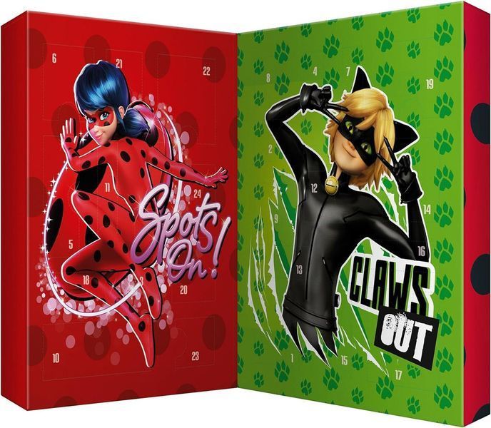 Адвент-календар з косметикою для дівчаток Леді Баг та Супер Кіт Miraculous, 65г 6083 фото