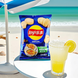 Чіпси Lay's Roasted Garlic Oyster Potato Chips устриці зі смаженим часником 70г 8892 фото 2