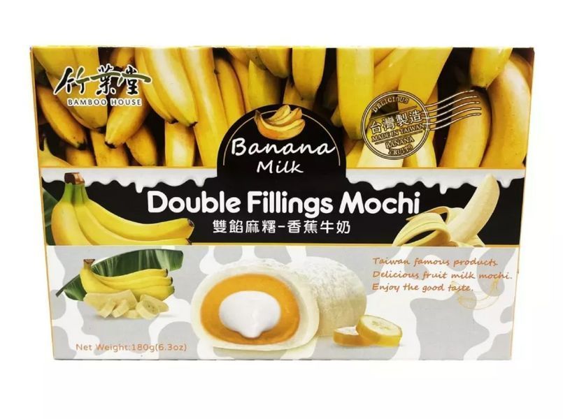 Моти Double Fillings Mochi Banana Milk, 180г 6444 фото