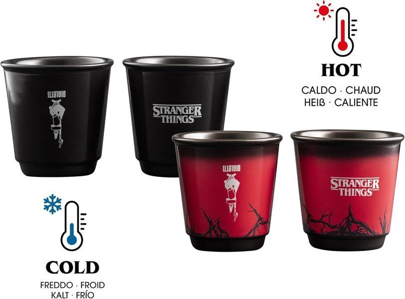 Набор стаканов для эспрессо Bialetti Stranger Things 4шт х 90мл 10128 фото