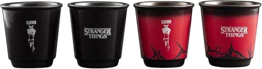 Набор стаканов для эспрессо Bialetti Stranger Things 4шт х 90мл 10128 фото