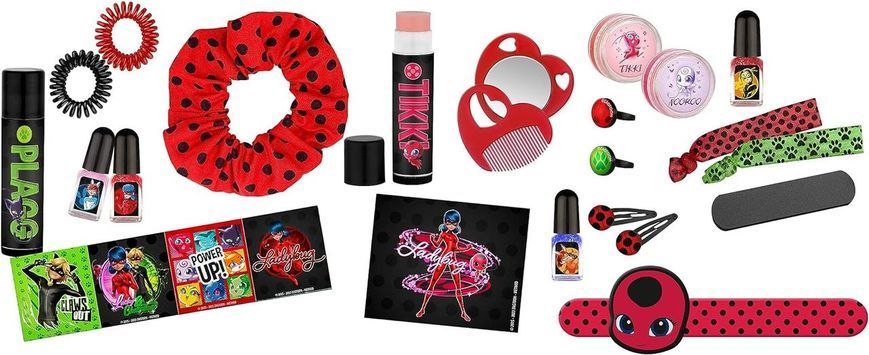 Адвент-календар з косметикою для дівчаток Леді Баг та Супер Кіт Miraculous, 65г 6083 фото