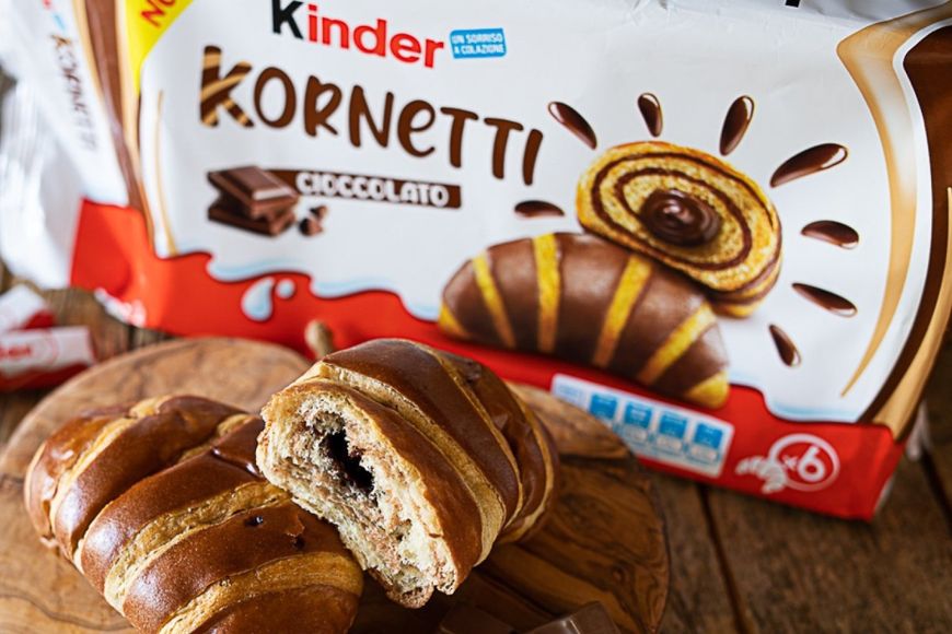 Круассаны Kinder Kornetti Cioccolato 252g 5080 фото