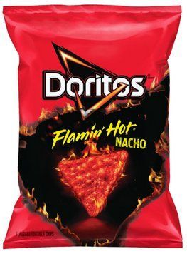 Чіпси Doritos Flamin Hot Nacho 77г 6918 фото