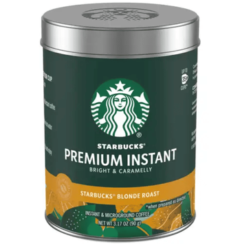 Розчинна кава Starbucks Premium Instant Coffee Blonde Roast 90г 11125 фото
