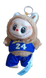 Колекційна м'яка іграшка Labubu LAND The Monsters Labubu Basketball NBA Lakers 24, 1шт 8843 фото 3