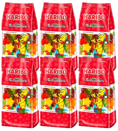 Желейные конфеты Haribo Frohe Weihnachten Merry Christmas 250г 7559 фото