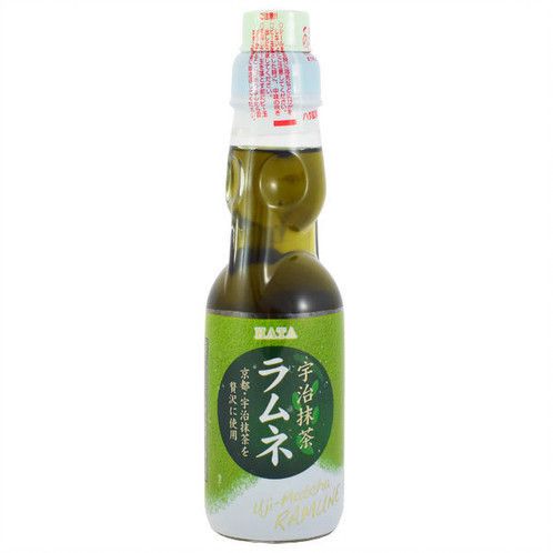 Японська газована вода з кулькою Ramune Matcha 200ml 1359 фото