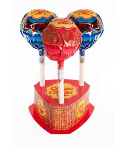 Набір льодяників Chupa Chups Super Chups зі смаком полуниці 20шт 60см 7759 фото